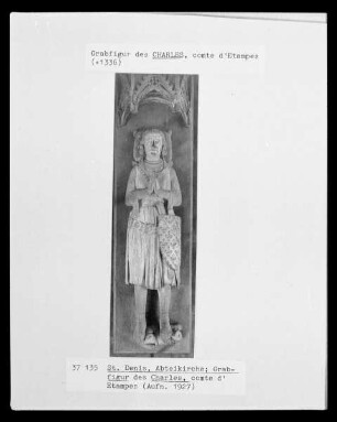 Grabfigur des Charles, comte d'Étampes