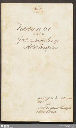 Fahrbericht von dem Grubengebaeude Junge Hohe-Birke Fdgbr.