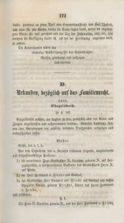 D. Urkunden, bezüglich auf das Familienrecht.