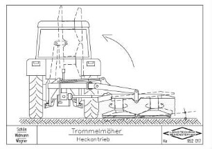 Trommelmäher Heckantrieb