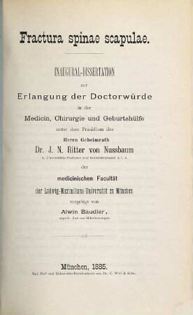 Fractura spinae scapulae