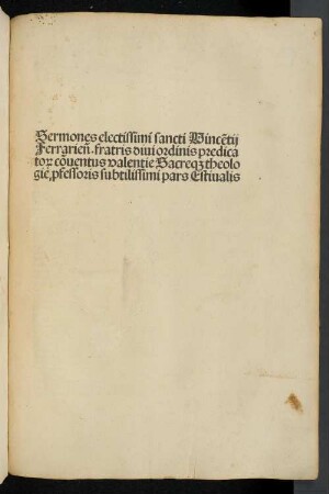 2: Sermones de tempore. Pars aestivalis