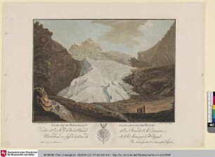 Glacier de Rosenlaui dans le pays de Hasly