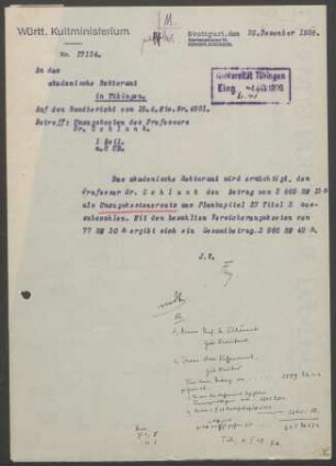 Umzug nach Tübingen