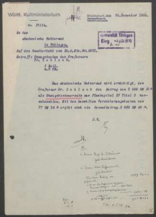 Umzug nach Tübingen