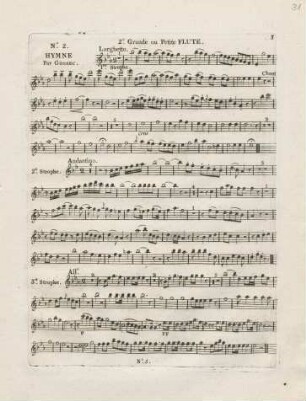 No. 2 Hymne. Par Gossec.