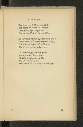 Auf dem Gipfel