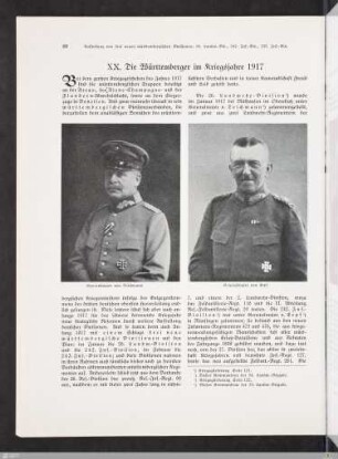 XX. Die Württemberger im Kriegsjahre 1917