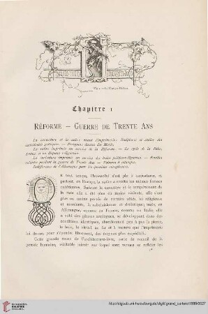 Chapitre I: Réforme – guerre de trente ans