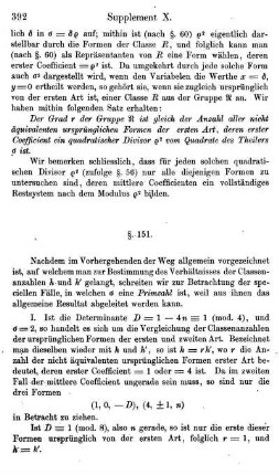 §. 151. Resultat dieser Vergleichung