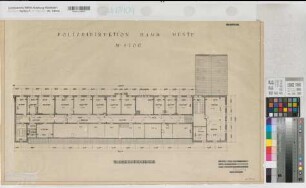 Hamm, Polizeidirektion, 4. Obergeschoss, Grundriss