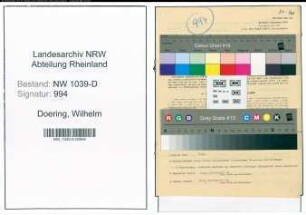 Entnazifizierung Wilhelm Doering , geb. 30.05.1899 (Orthopaede)