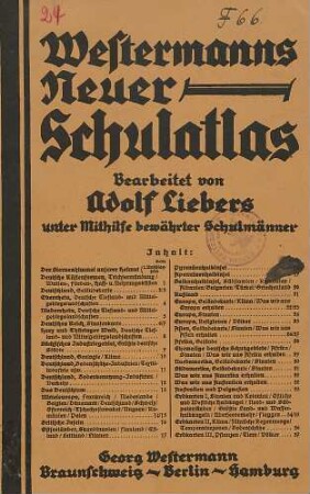 Westermanns neuer Schulatlas