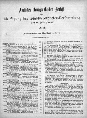 No 12, 18. März 1886