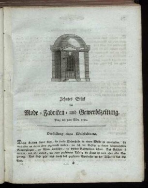 Zehntes Stück. Prag den 5ten März 1788.
