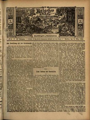 Ausgabe vom Sonntag, den 10. März 1912.