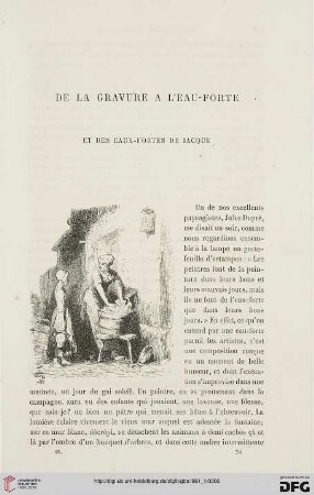 9: De la gravure a l'eau-forte et des eaux-fortes de Jacque