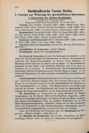 Buchhändlerische Vereine Berlins