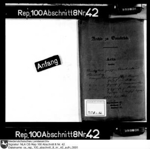 Streitigkeit zwischen Osnabrück und Ravensberg wegen des Freiengerichts zu Bergfeld, Glandorf und Mündrup, des Gogerichts zu Versmold und Buer und des Holzgerichts zu Hilter und Erpingen und der Jagd dort