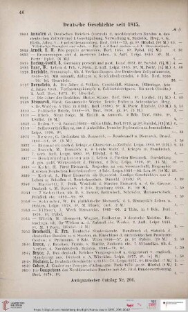Deutsche Geschichte seit 1815 (Nr. 3921 - 4064)