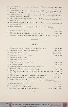 Varia (Nr. 734-823)