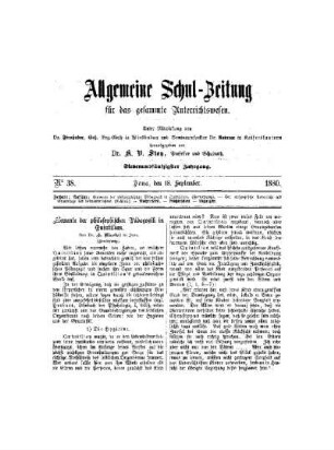 Elemente der philosophischen Pädagogik in Quintilian : (Fortsetzung)