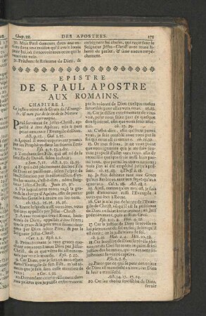 [Des Epistres.]