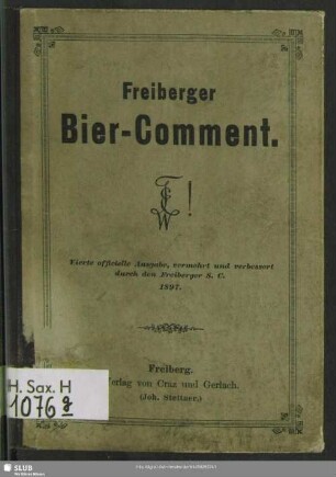 Freiberger Bier-Comment