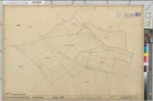 Bracht (Schmallenberg), Umlegung Bracht, Bl.6 Zuteilungskarte Bracht Flur 13