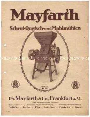 Schrot-, Quetsch- und Mahlmühlen