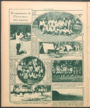 El campamento de Chascomús para señoritas [Fotografías]
