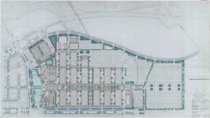 Hansjakob, Gottfried; München - Riem; Neue Messe München, Messestadt Riem - Gesamtlageplan
