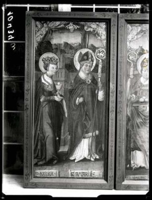 Klosterkirche; Triptychon, linker Flügel aussen