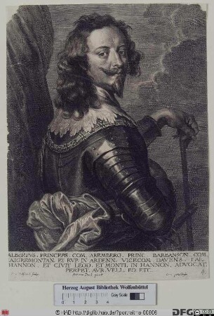 Bildnis Albert de Ligne, prince d'Arenberg et de Barbançon (1644 duc)