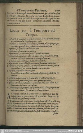 Locus 90. à Tempore ad Tempus