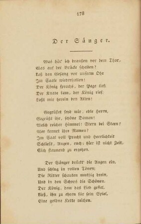 Der Sänger.