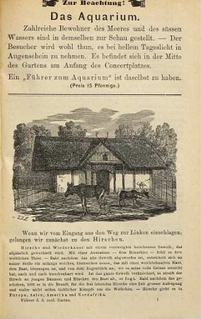 Führer durch den Zoologischen Garten zu Hamburg