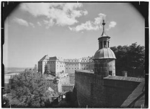 Festung Königstein Eingang Georgenburg. Wachturm