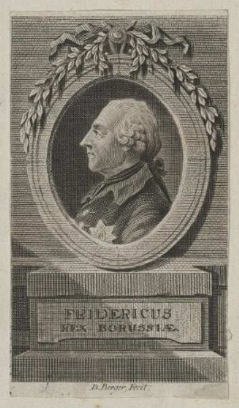 Bildnis des Fridericus, König von Preußen