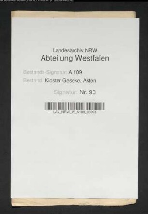 Rückständige Pacht des Frans Cordier und Ricus Lammert zu Steinhausen.