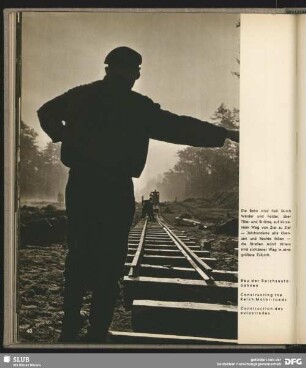 Bau der Reichsautobahnen