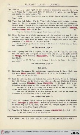Judaica (No. 771 - 789)