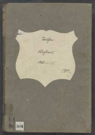 Taufregister III Fünfbronn