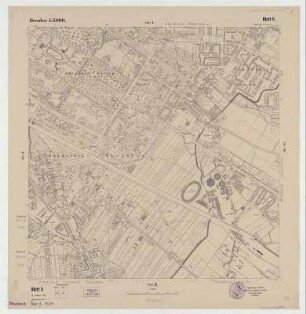 5 : [Dresden Strehlen, Gruna, Altstadt, Seidnitz, Reick, Leubnitz-Neuostra, Striesen, Mockritz], 1938 : 5 : [Dresden Strehlen, Gruna, Altstadt, Seidnitz, Reick, Leubnitz-Neuostra, Striesen, Mockritz]. - 11. Aufl. - 1:5 000. - [Dresden] : Stadtvermessungsamt , 1938. - 1 Kt. : einfarb.