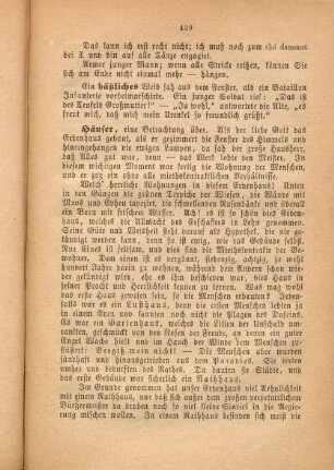 Ein häßliches Weib sah aus dem Fenster [...]