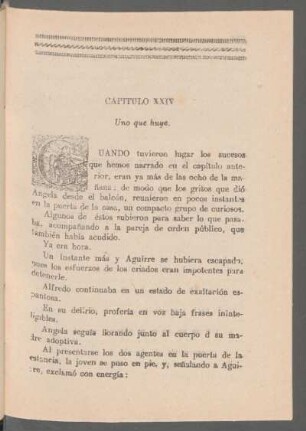 Capítulo XXIV - Uno que huye.