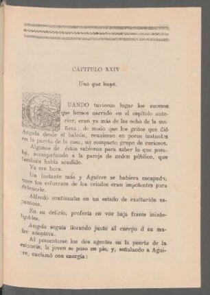 Capítulo XXIV - Uno que huye.