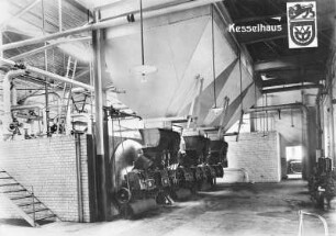 Bienertsche Hofmühle. Kesselhaus, Innenansicht : Dresden-Plauen, Altplauen 19/21. Bienertsche Hofmühle. Kesselhaus, Innenansicht, Bienertmühle in Dresden-Plauen