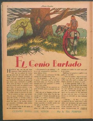 El genio burlado : Cuento para los niños