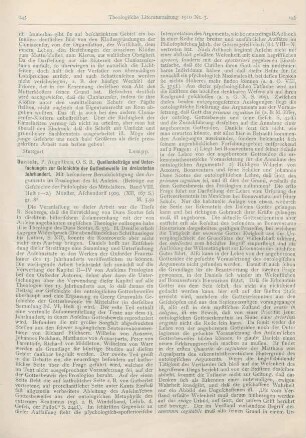 145-147 [Rezension] Daniels, Augustinus, Quellenbeiträge und Untersuchungen zur Geschichte der Gottesbeweise im dreizehnten Jahrhundert